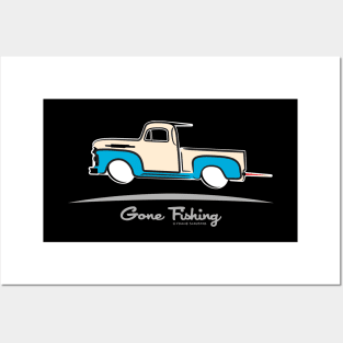 1952 Ford F 150 Gone Fishing Posters and Art